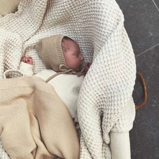 Waffle Towel | Blanket - Cream