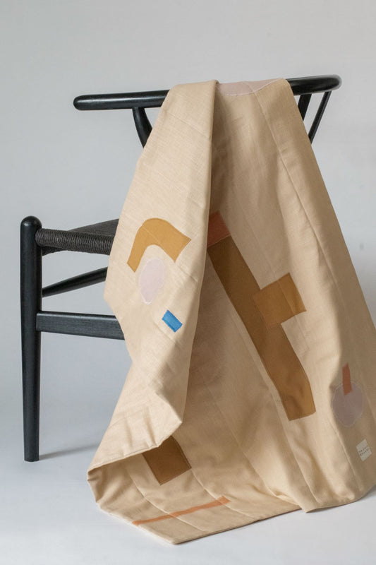 Hedwig en Hasse | Patchwork Playmat | Pale Peach