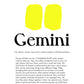 La Terre Press | Children's Zodiac Sign - Gemini