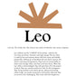 La Terre Press | Children's Zodiac Sign - Leo